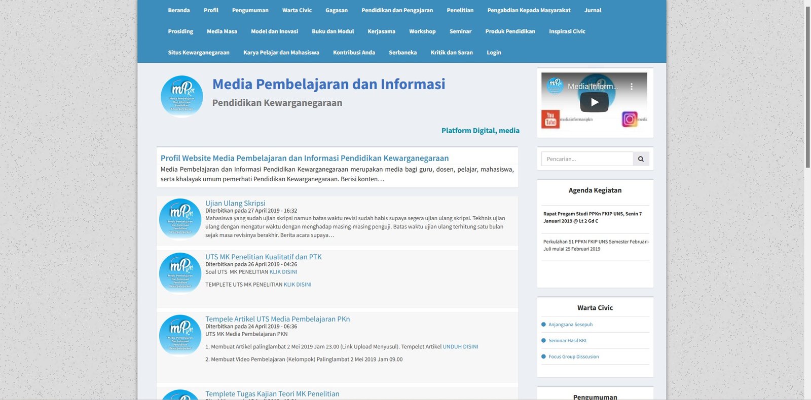 Website CMS (Content Manajemen System)