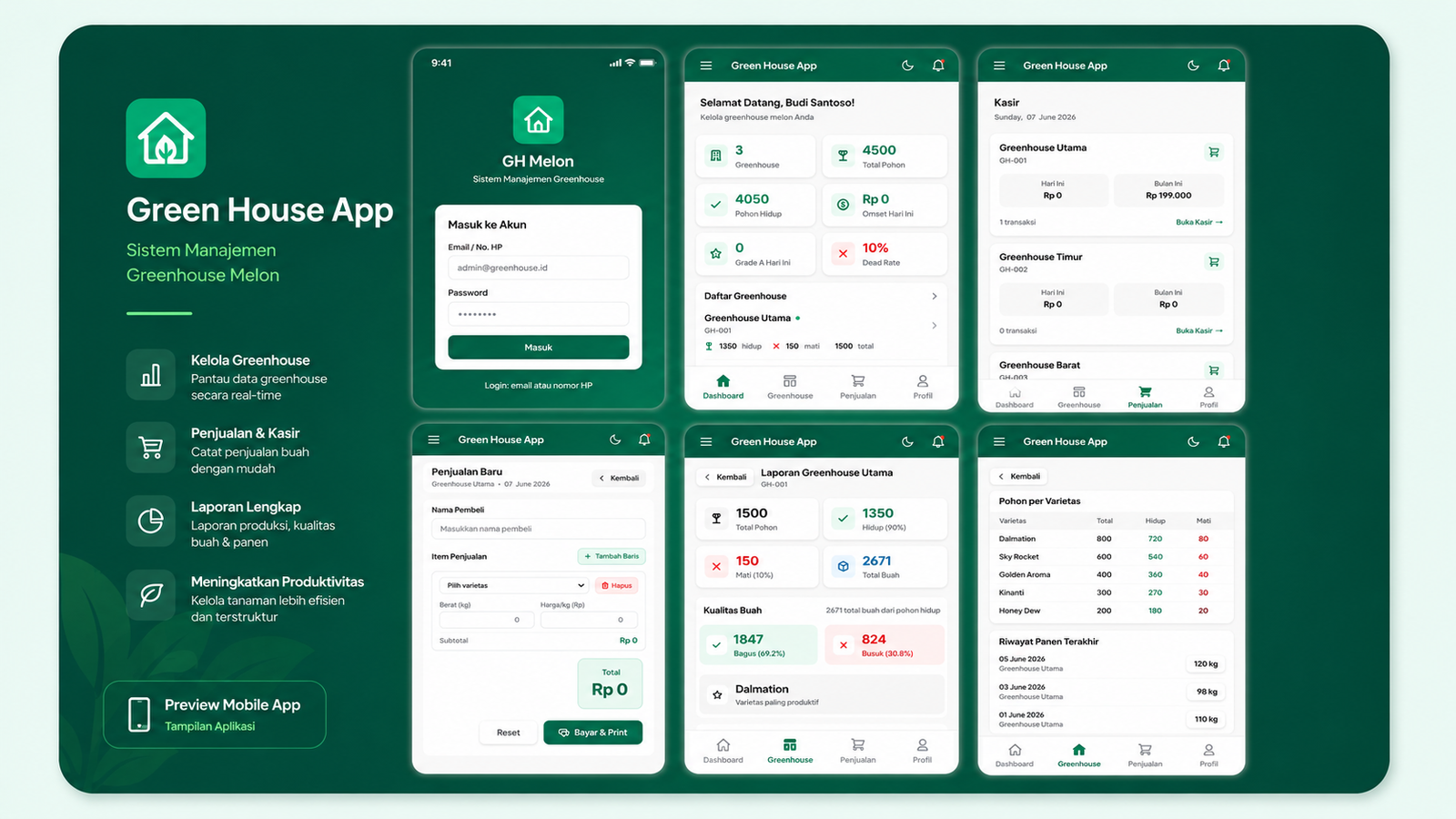 Green House Mobile App