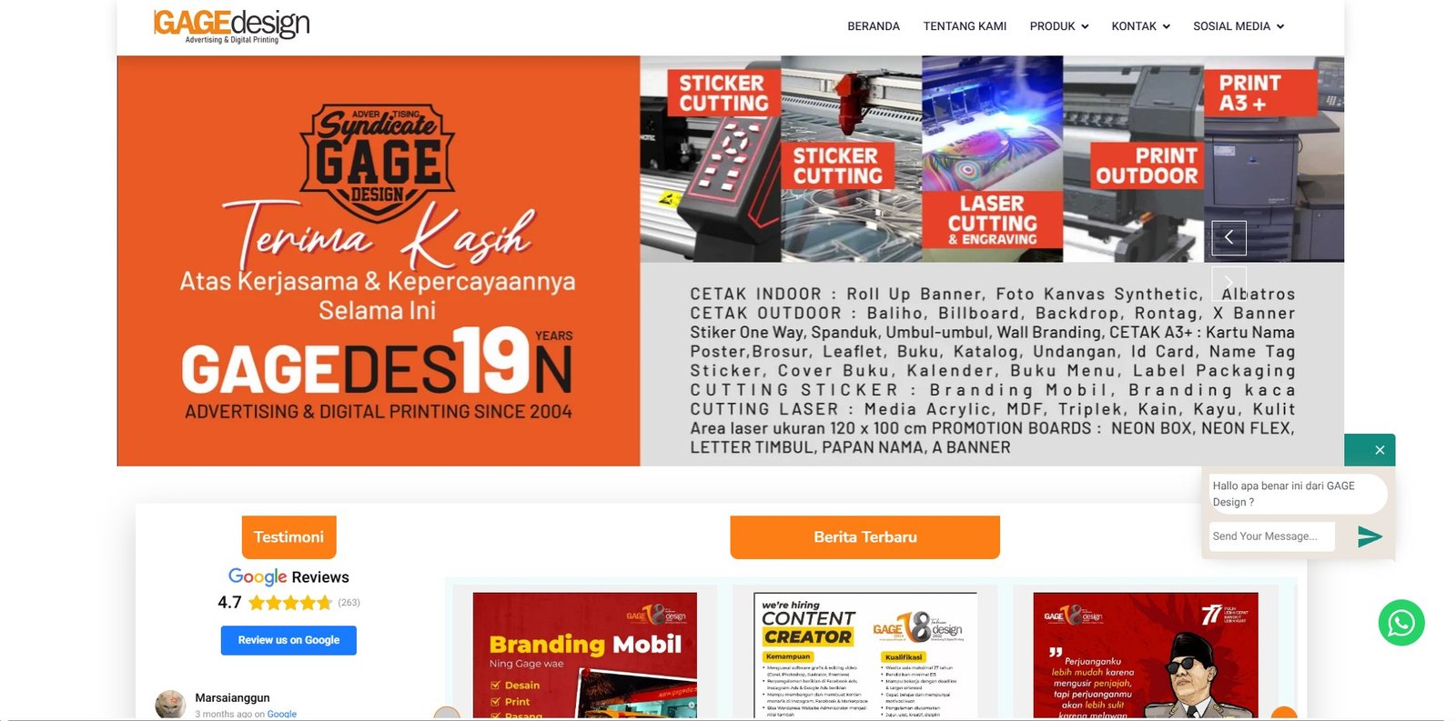 Gage Design