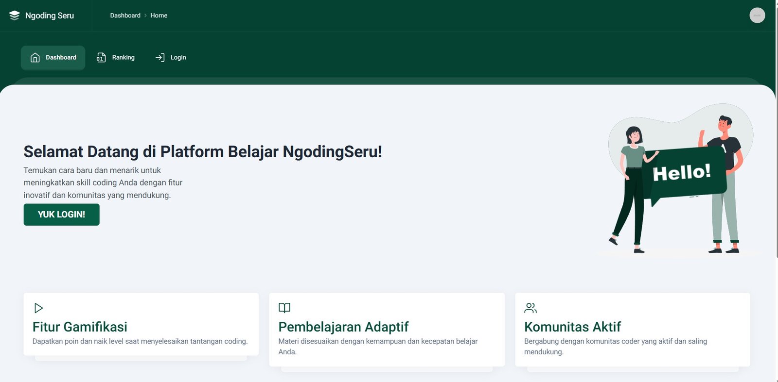 NgodingSeru E-learning — 2