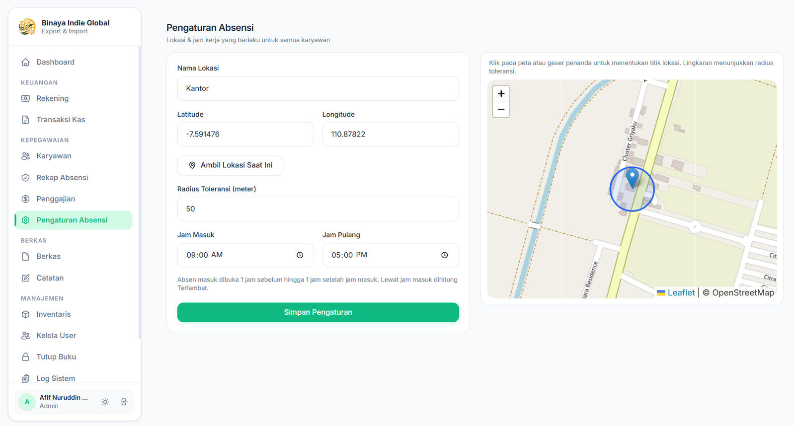 Aplikasi Kantor Binaya App — 2